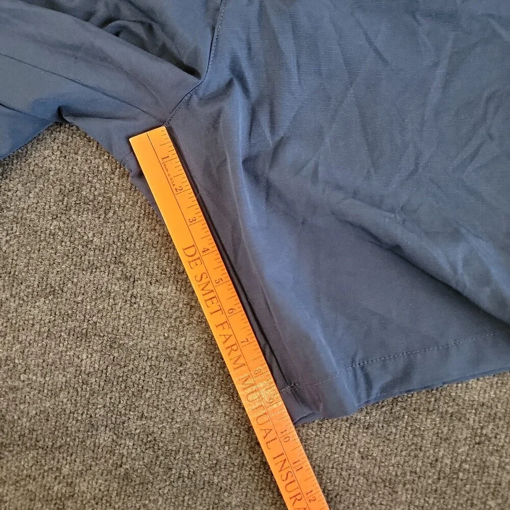 Banana Republic Blue Comfort Flat Front Elastic Waist Shorts, Size 36 - NWT